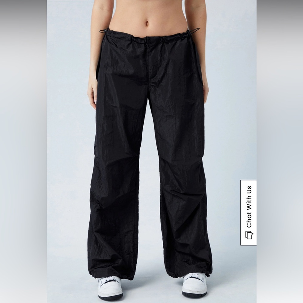 PacSun Black Parachute Pants